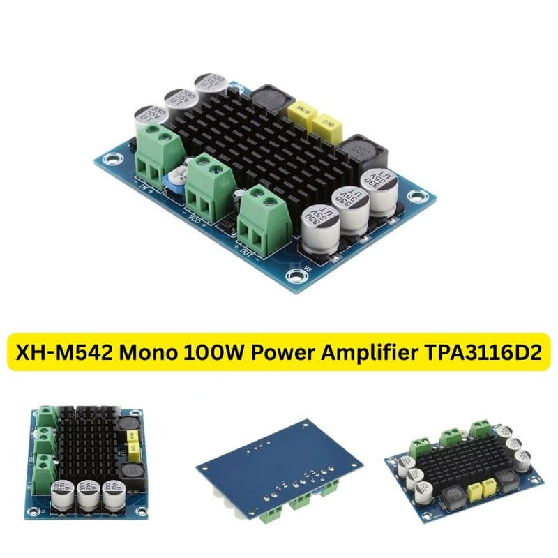 542 12-26V 100W Single Channel High Power Digital Audio Power Amplifier Board - View 1