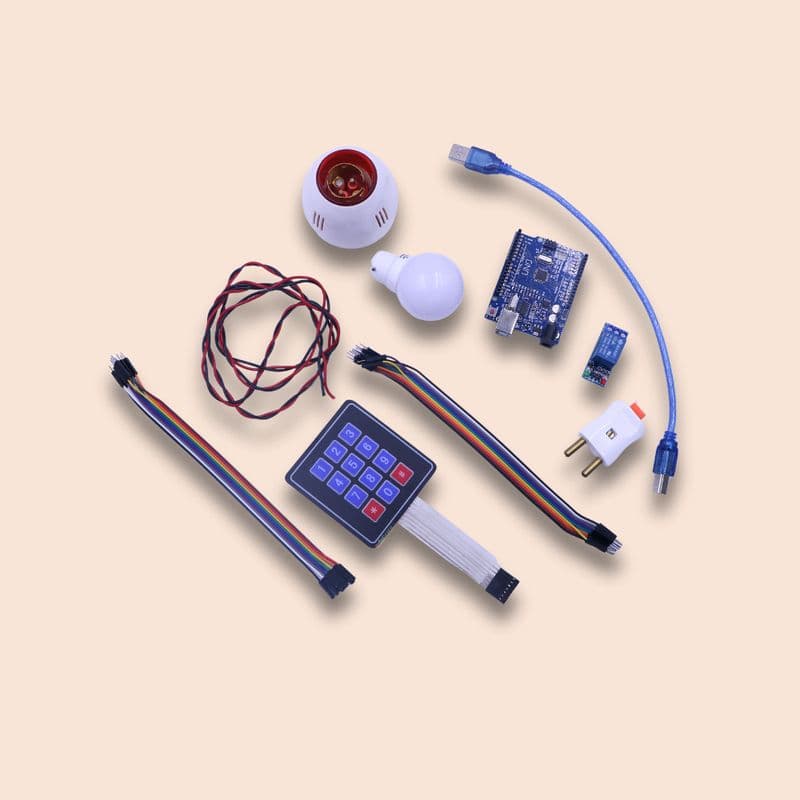 DIY Password-Based Smart Security Kit – Arduino-Compatible Smart Safety Project - View 1
