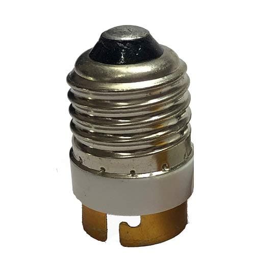 E27 to B22 Screw Base Socket Ceramic Lamp Holder Light Bulb Adapter - View 1
