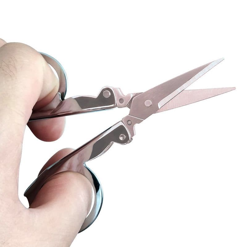 Mini Portable Folding Scissor for DIY/ Travel/ Home Use - View 2