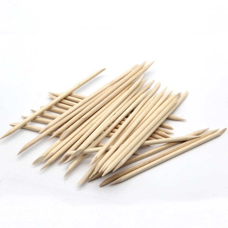 Premium Wooden Toothpick Box (Pointed Heads) with Dispensor for DIY/ Craft - View 2