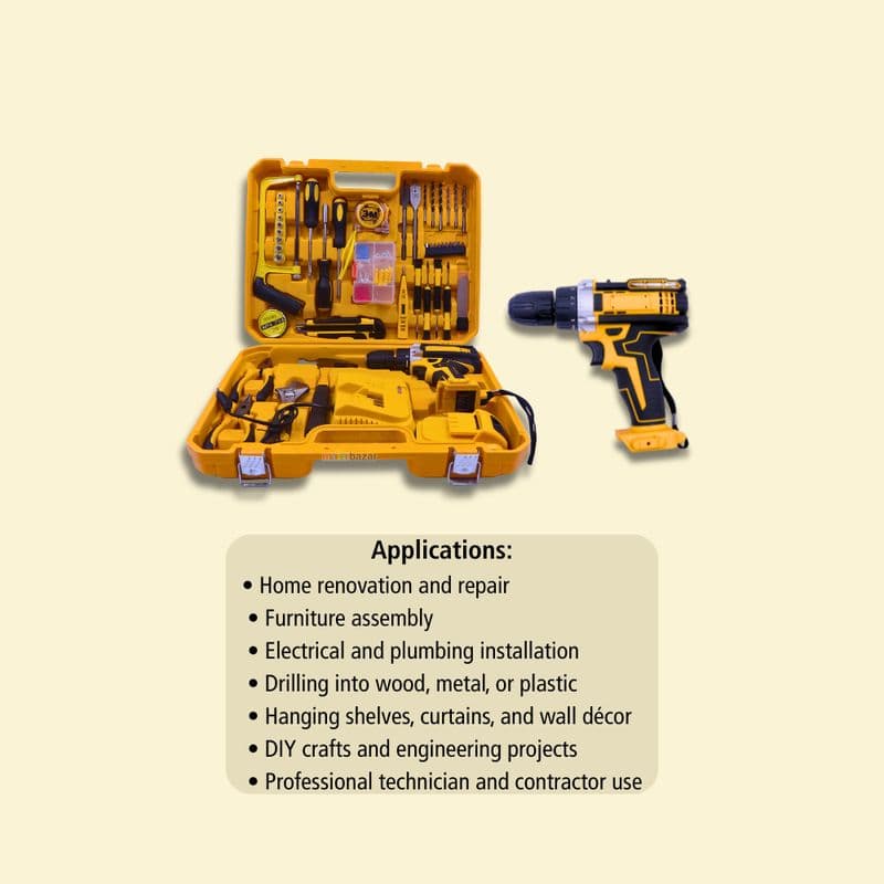 21Volt Multifunctional Cordless Drill and Tool Kit - View 2