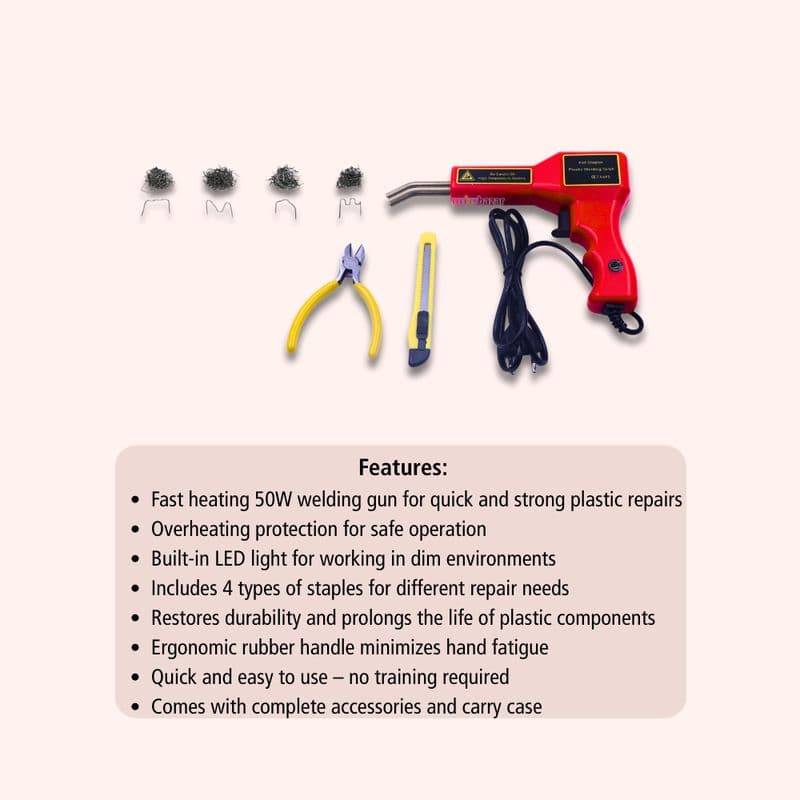 Soldering Gun Kit – 50W Plastic Welding Machine - View 2