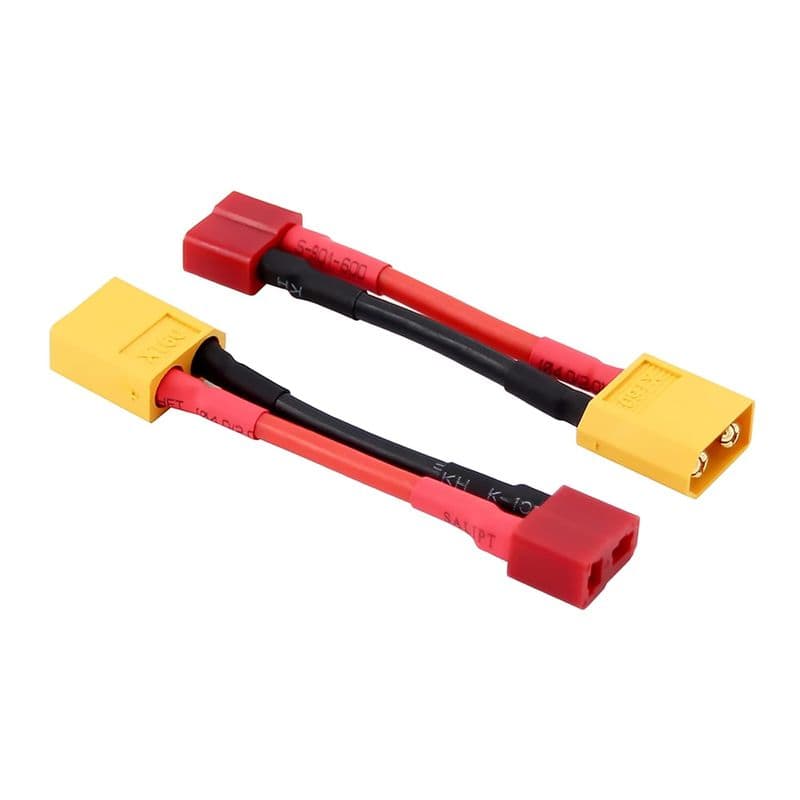 Nylon T-Plug to XT-60 Connector Adapter Cable - View 2