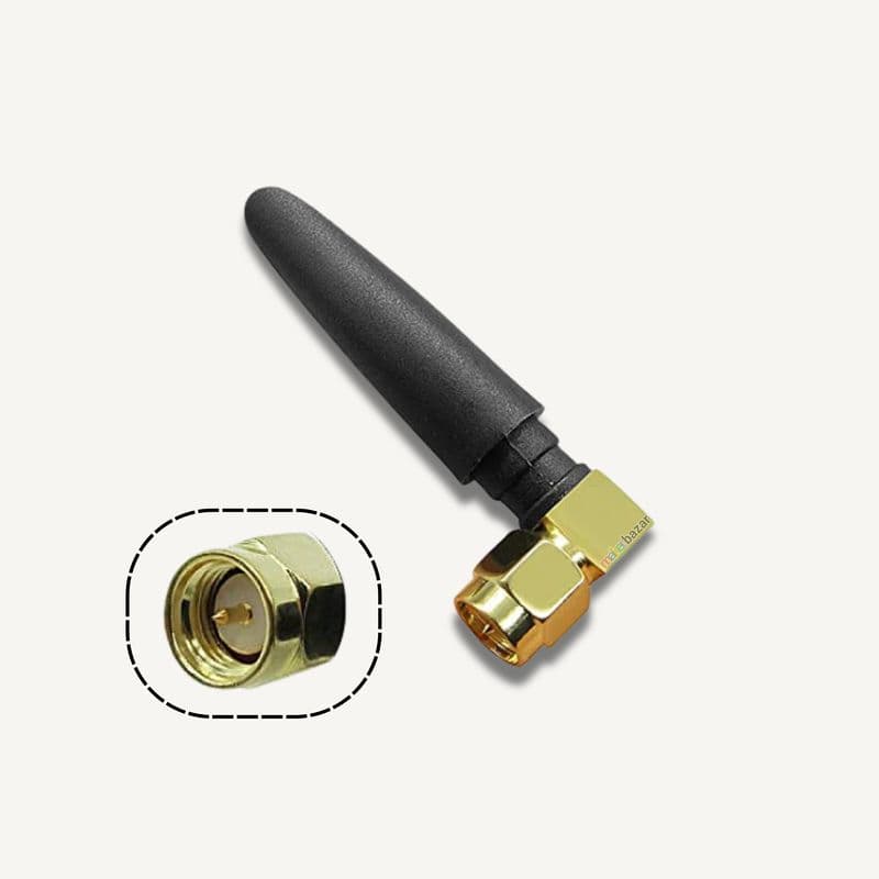 [Type-2] 2dBi GSM External Antenna SMA Quad Band 2G/3G - View 1