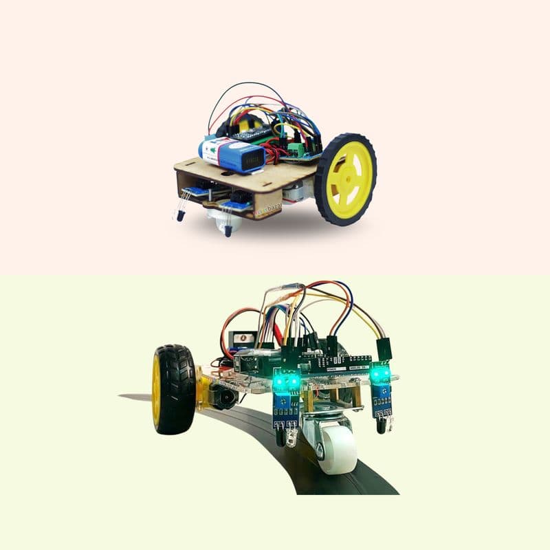 Line Following Robot DIY Project Kit - View 1