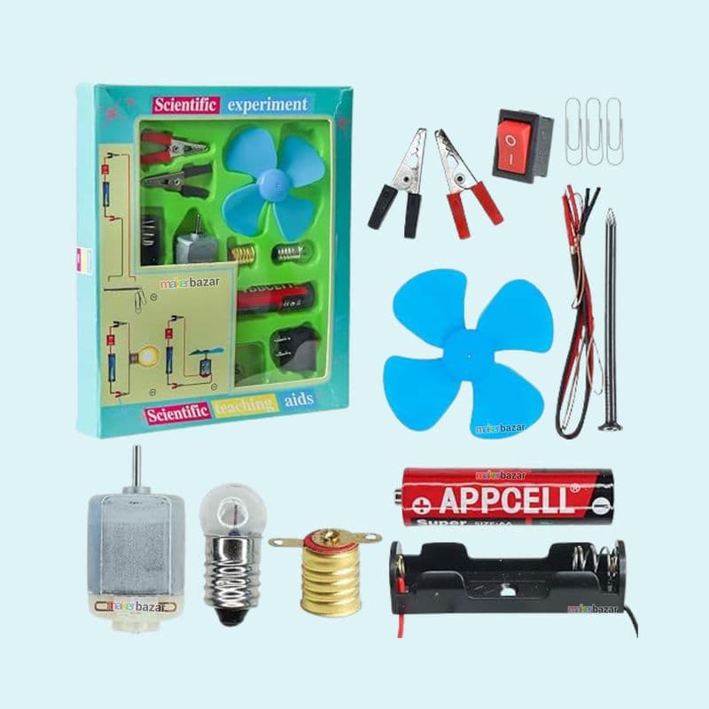 STEM Science Experiment Kit KX-2023 Basic Electricity Experiments - View 1