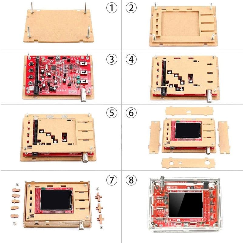 DIY Transparent Acrylic/Enclosure Case for DSO138 Oscilloscope - View 2