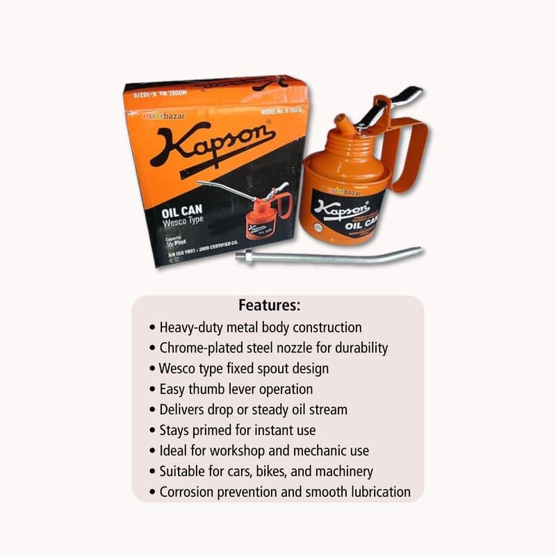 Kapson Heavy Duty Manual Lubrication Oil Can - View 2