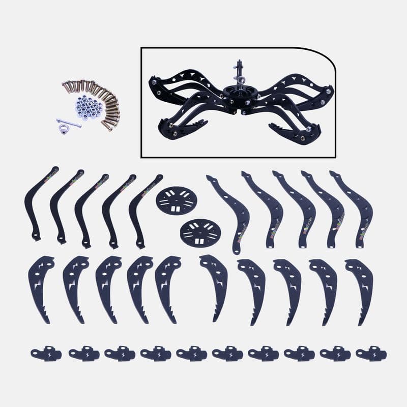 Mantis Claw Acrylic Manipulator/Gripper DIY Kit for Quadcopter Drone - View 2
