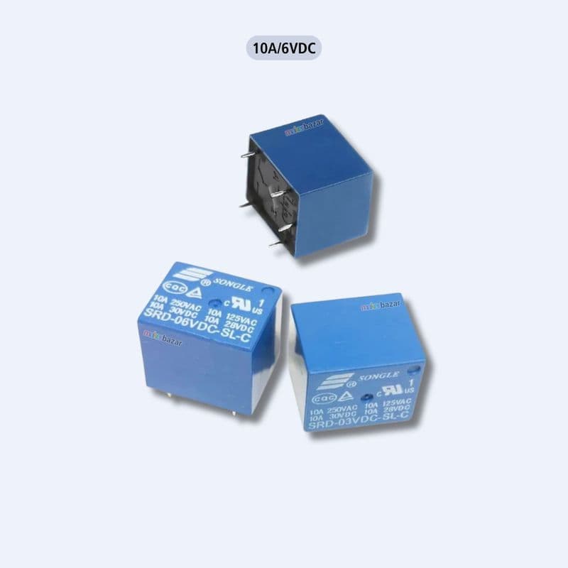 5-Pin PCB Mount SPDT Relay - View 3
