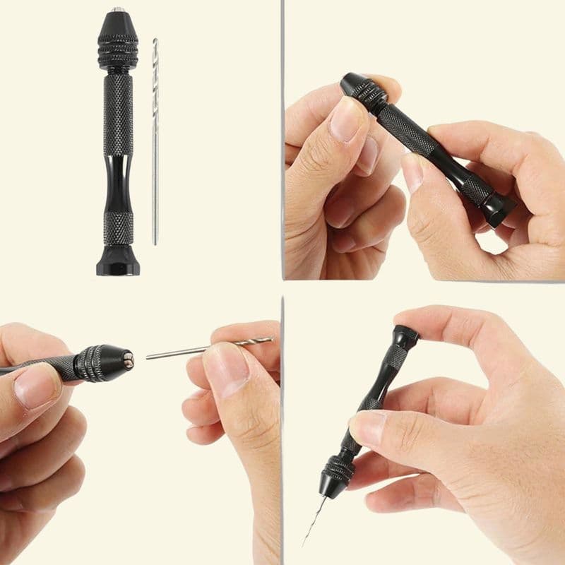 Mini Hand-Drill Pin-Vise For Precision PCB & DIY Drilling - View 1