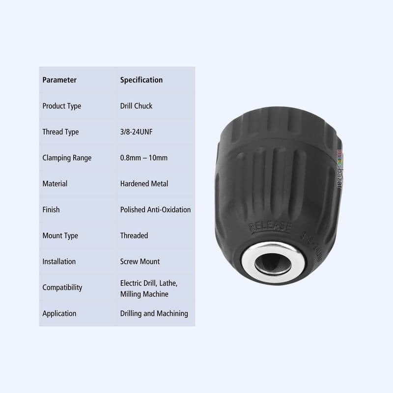 Drill Chuck Keyless Type for Electric Drill - View 3