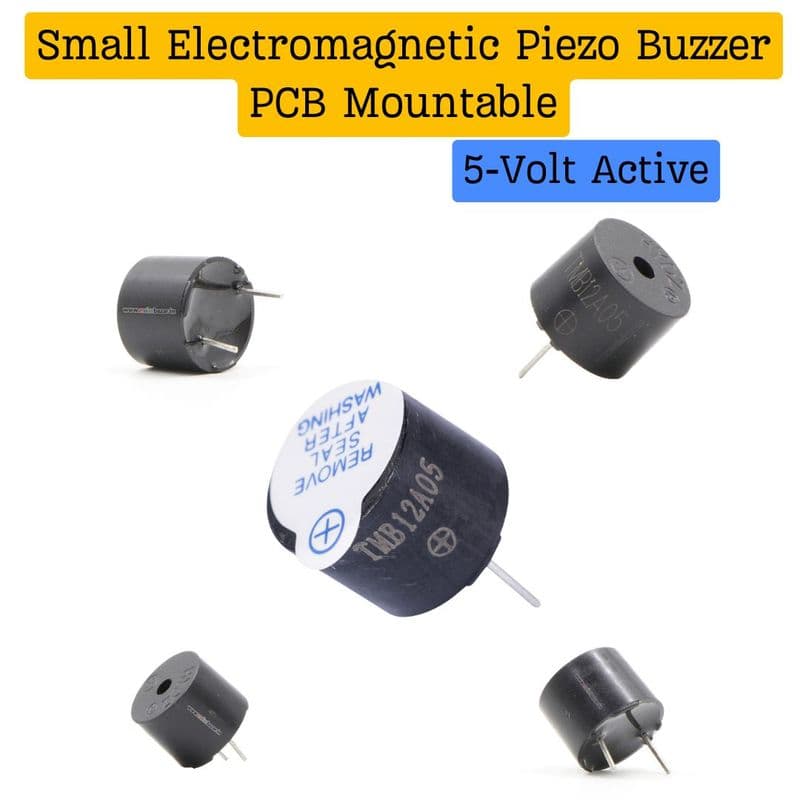Small Active Electromagnetic Buzzer B10 - View 2