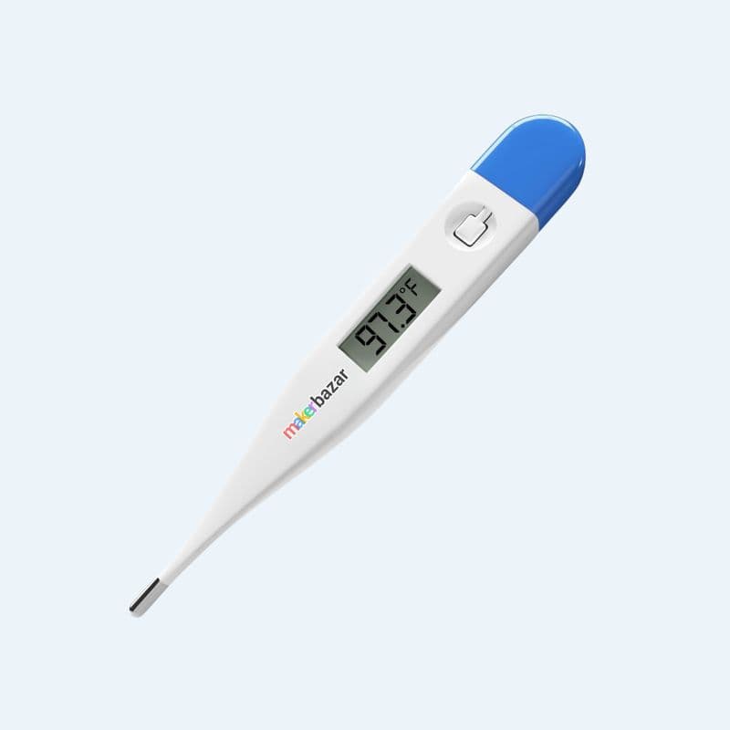 Digital Thermometer with Fever Alarm & Memory – Fast & Accurate - View 1
