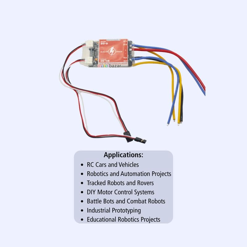 Dual-Channel Brushed Motor Controller - View 3