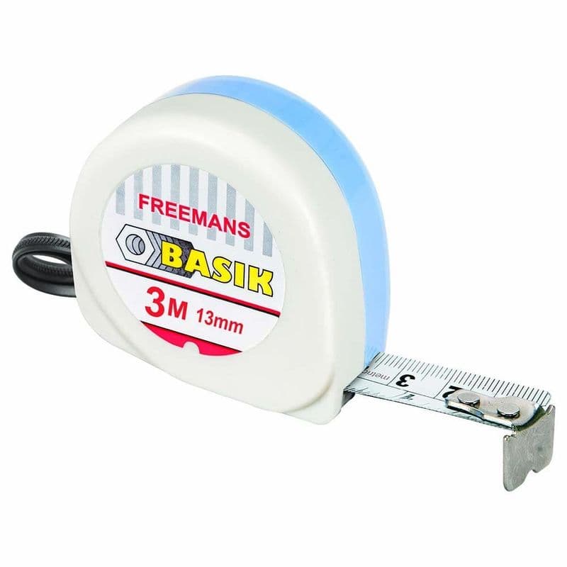 Freemans: Basik BKC313 3mX13mm Steel Measuring Tape - View 1