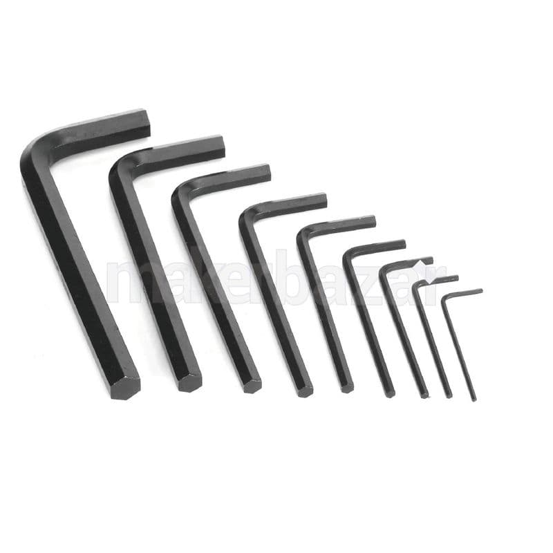 Taparia: KM9V Allen Key Set Black Finish (Pack of 9) - View 2