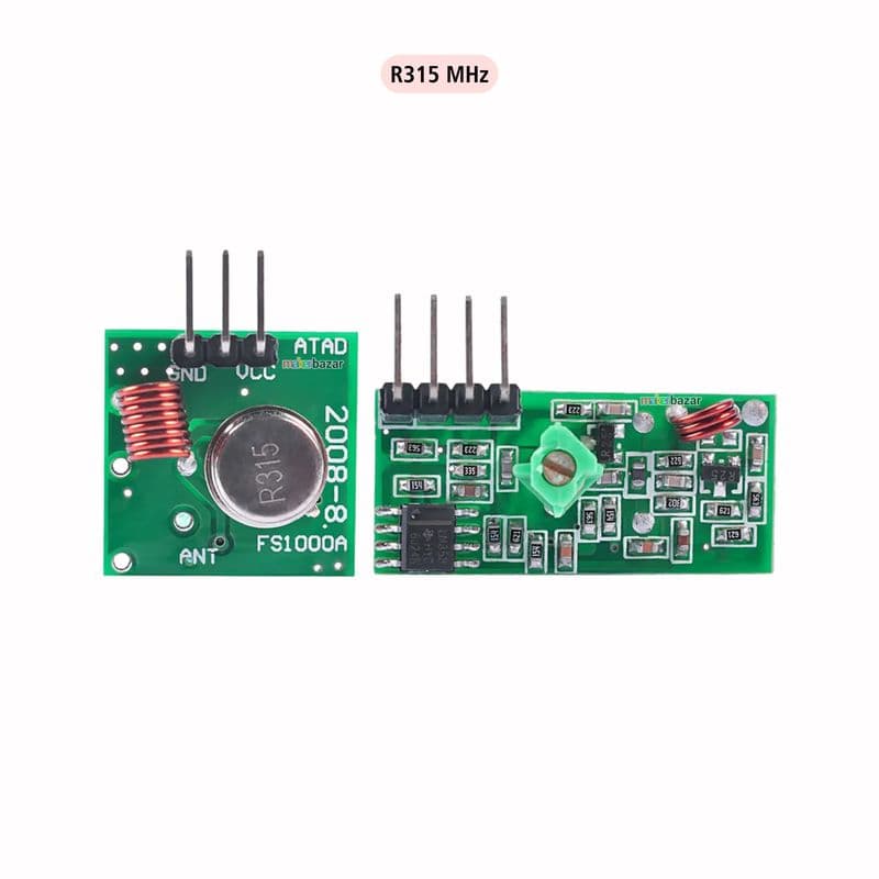 RF Transmitter Receiver Module Kit [Green] - View 3