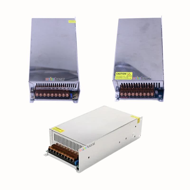 48Volt DC Switch Mode Power Supply (SMPS) Rectangular Metal Casing - View 1