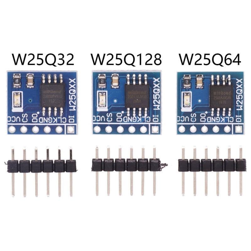 W25QXX SPI Flash Storage Module External Memory - View 1