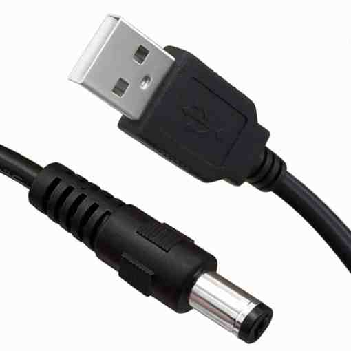 USB to DC Plug Converter Wire Cable 5.5x2.1mm - View 3