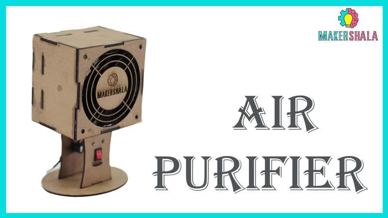 Laser Cut Casing for Air Purifier DIY Project - View 3