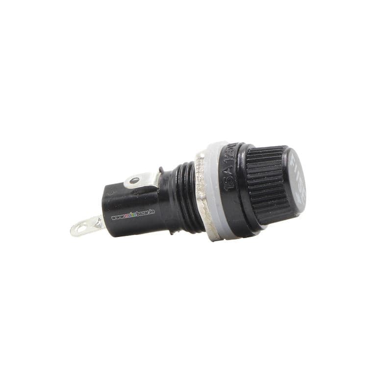 10A 250V Fuse Holder Socket for 5x20mm Glass Cartridge Fuses - View 3