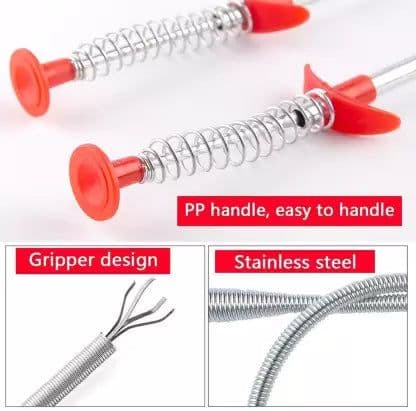 [Type 1] Multifunctional Cleaning Claw Drain Pipe Cleaner 160cm/5ft - View 2