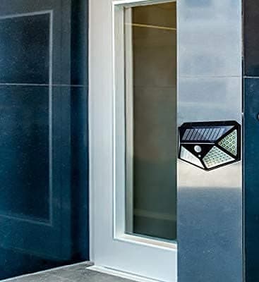 [Type 2] 100 LED Solar Motion Sensor Wall Light - View 2