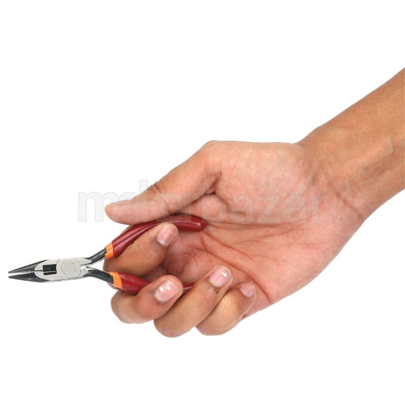 Taparia: 1403 Long Nose Mini Pliers With Two Color Dip Coated Sleeve 125mm/4.9inch - View 1