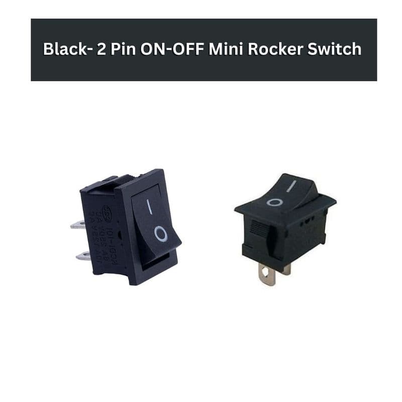 2-Pin Mini Rocker Switch - View 3