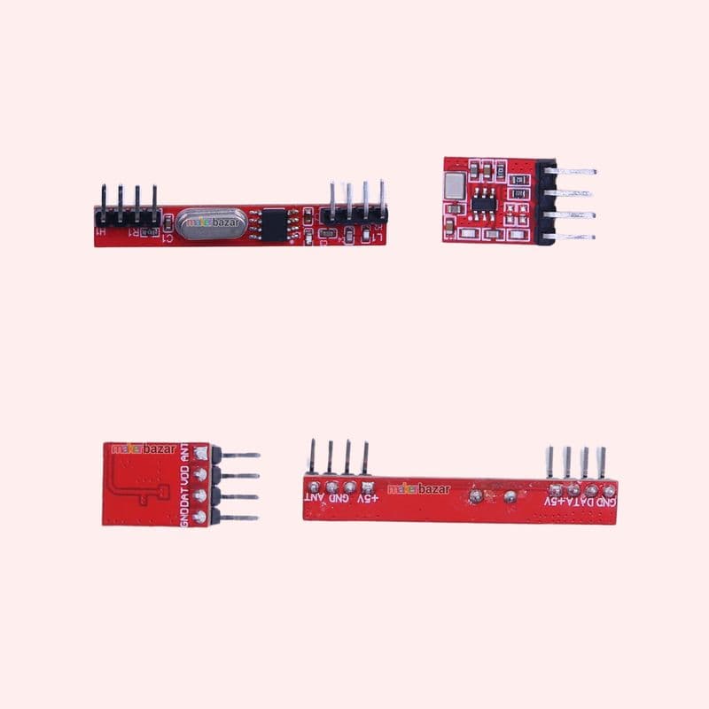 433Mhz RF Wireless Transmitter Receiver Module - View 1