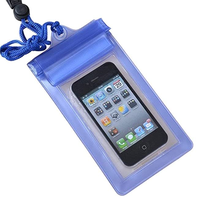 [Type 2] High-Quality Waterproof Mobile Zip Pouch Bag with Strap for DIY/Smart Phone - View 1