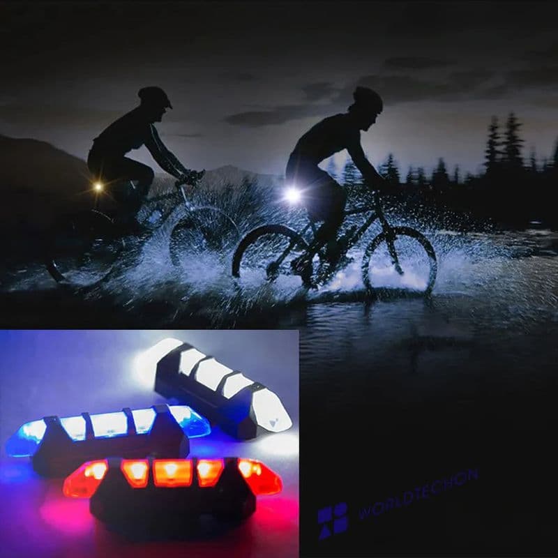 Waterproof USB Rechargeable Bike Light Tail Lamp for Safe Night Cycling - View 2