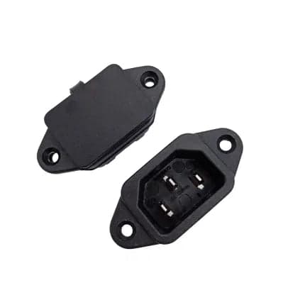 12AWG IEC C13 Male Plug Socket Adapter With 15cm Wire and Cover - View 3