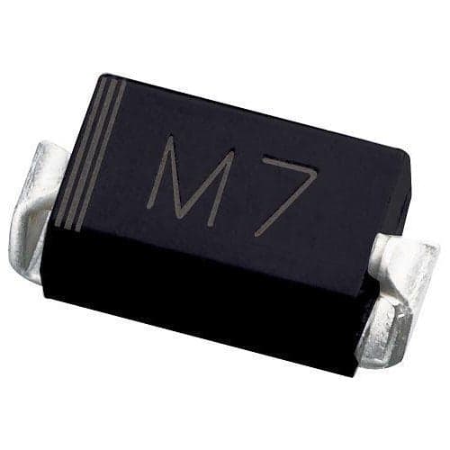 M7 - 1N4007 SMD 1A 1000V Diode SMA DO-214AC Package - View 1