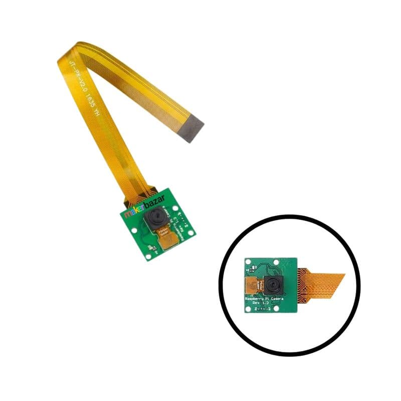5MP RPI Camera Module Rev 1.3 Raspberry Pi Compatible - View 3