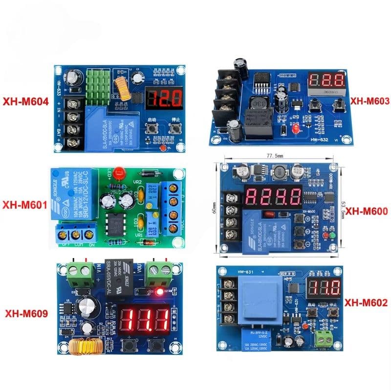 XH-M6xx Battery Charging Module Intelligent Control Panel - View 1