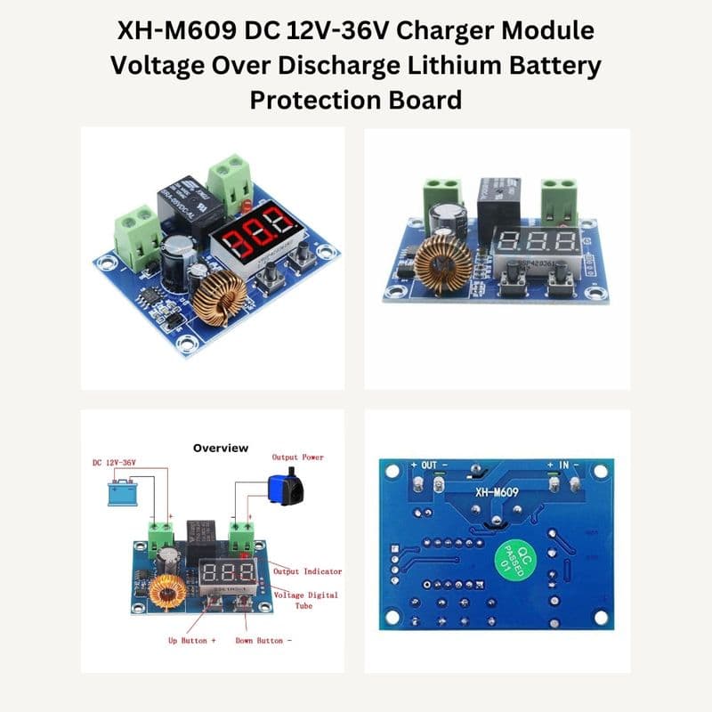 XH-M6xx Battery Charging Module Intelligent Control Panel - View 2