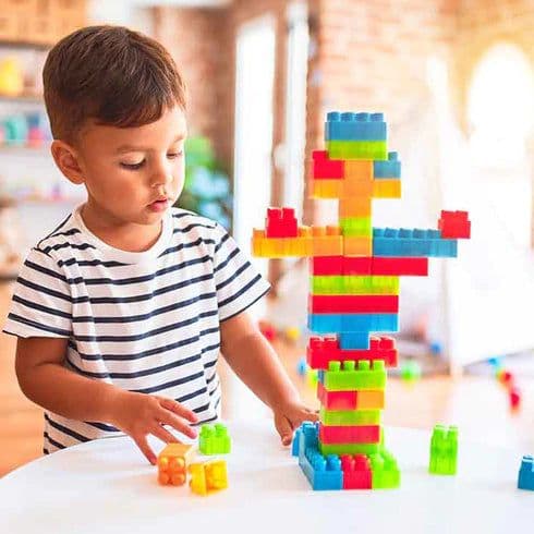 100pcs Plastic Building Blocks, Early Creative Learning (Multicolor) - View 1