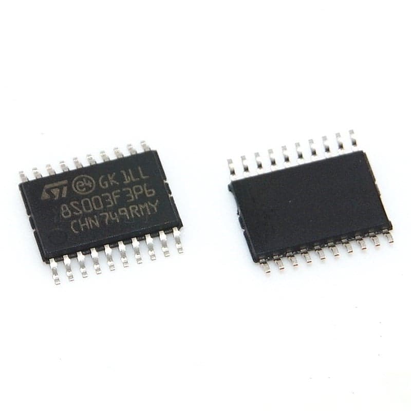 ST: STM8S003F3P6TR - 8bit Microcontroller 20Pin IC - View 2