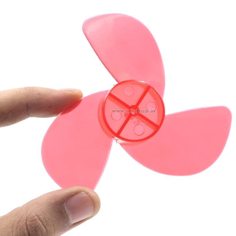 4in/100mm Three Blade Mini Propeller Toy Fan - View 1