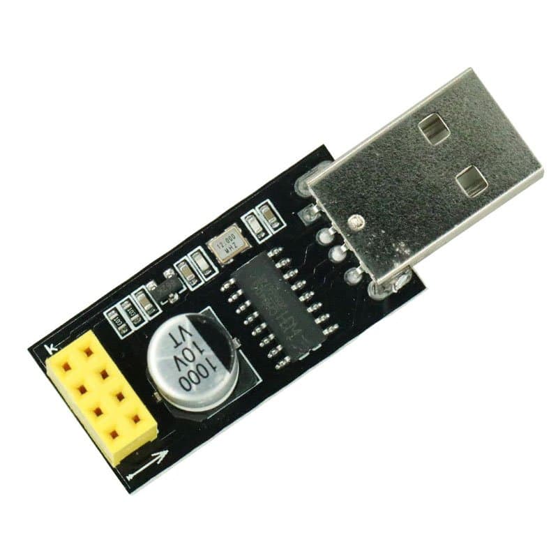 USB to UART/ESP8266 Adapter Programmer for ESP-01 Wi-Fi Modules with CH340G Chip - View 1