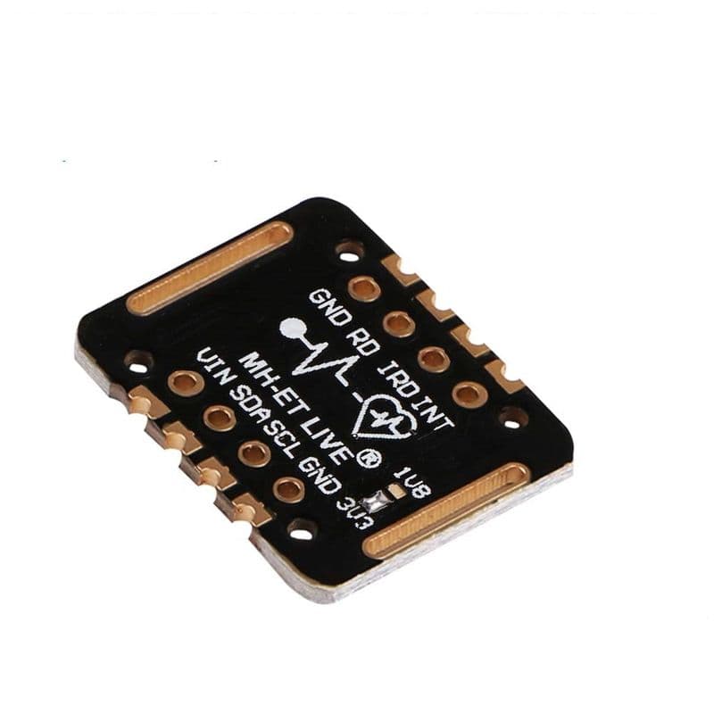 MAX30102 Heart Rate and Pulse Oximeter Sensor Module (Black) - View 2