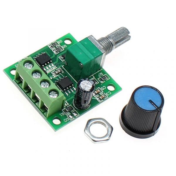 PWM DC Motor Speed Controller 1.8V/3V/5V/6V/12V - 2A - View 1