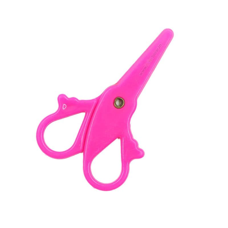 3.5in/90mm Mini DIY Plastic Safety Scissor for School Kids - View 2