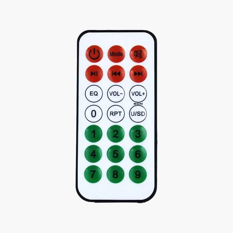 Infrared IR Slim Remote Controller for RC Devices/Audio Player/DIY Projects - View 3