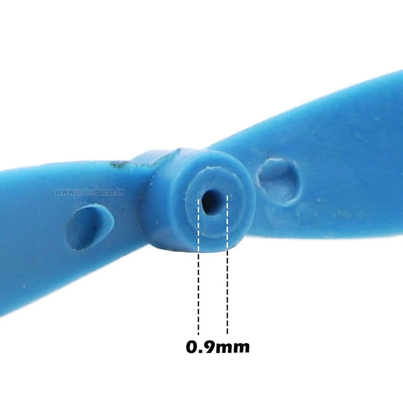 0.9mm Two-Blade Mini Propeller 720 Coreless Drone Motor Fan [Random Color] - View 3