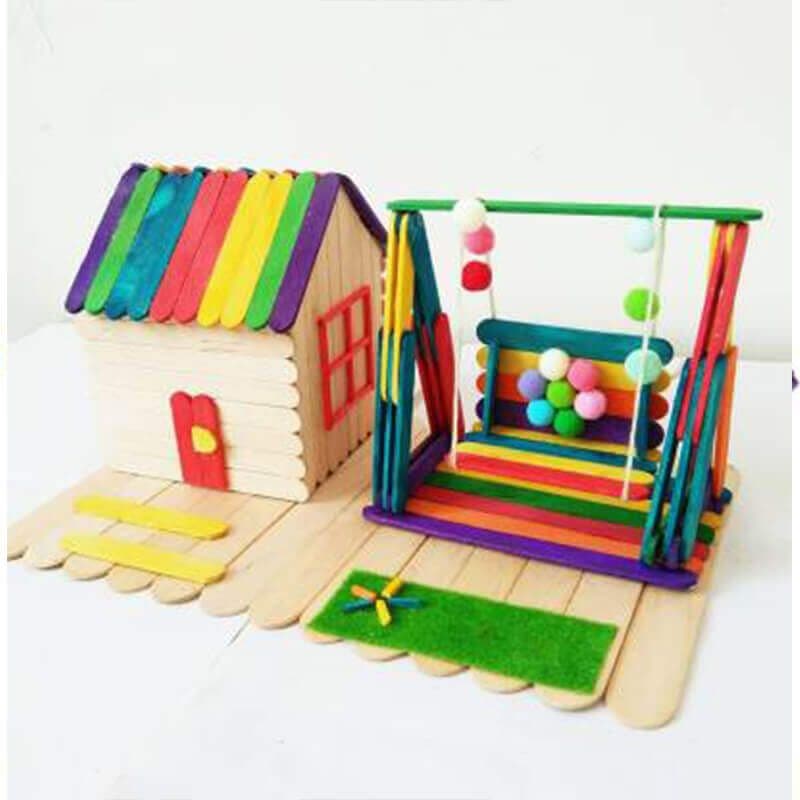 Colourful Popsicle Big Sticks for Craft (Pack of 50) - View 3